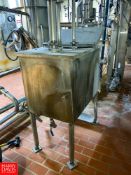 C.E. Howard 100 Gallon S/S Partitioned Tank - Rigging Fee: $300