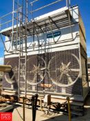 Evapco 3-Fan Condenser, Model: PMC731E, S/N 15754792 - Rigging Fee: $6500