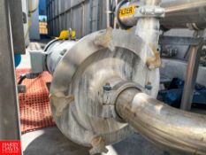 Fristam Centrifugal Pump, with Baldor 15 HP 1,770 RPM Motor and 3