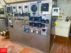 Control Panel with Computer Station, Anderson AV9000 Chart Recorder, ABB Commander 1900 Chart