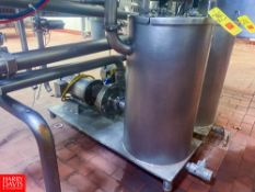 Skid Mounted Hot Water Set, Fristam Centrifugal Pump, with Baldor 5 HP 3,450 RPM S/S Clad Motor