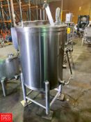 TSI 83 Gallon S/S Tank, S/N 9248-15 with Hinged Lids and Clamps - Rigging Fee: $75