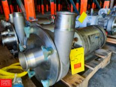 Fristam Centrifugal Pump with Baldor 5 HP 1,735 RPM Motor and 3