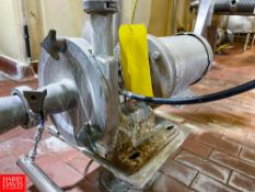 Fristam Centrifugal Pump with Baldor 5 HP 3,450 RPM S/S Clad Motor and 2