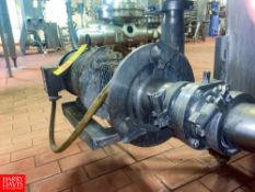 Fristam Centrifugal Pump, Model: FPX3522-145 with Baldor 7.5 HP Motor and 2.5