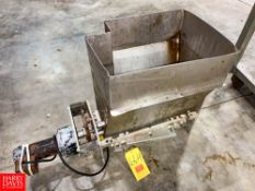 Motor Driven Hopper Rigging fee: $100