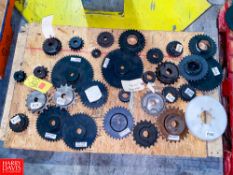 Assorted Sprockets Rigging fee: $50