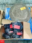 Assorted Conveyor Belting Rigging fee: $100