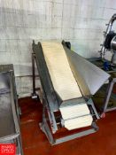14“ x 57“ Incline Conveyor, with Motor on S/S Portable Cart - Rigging Fee: $450