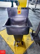 S/S Hand Sink, with Foot Controls - Rigging Fee: $150