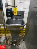 S/S Hand Sink, with Foot Controls - Rigging Fee: $150