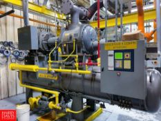 FES 500 HP Ammonia Screw Compressor, with 2019 Stellar Repaired Head, Model: WV2557130FES435S, S/