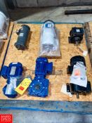 Assorted Motors, Gear Reducing Drives and Servo Motor Rigging fee: $150