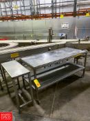 (2) 30“ x 72“ and 14“ x 33“ S/S Tables - Rigging Fee: $100