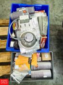 Assorted Light Bulbs, Assorted Conveyor Parts and Pressure Roller - Rigging Fee: $100