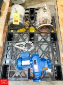 (3) Assorted Motors Rigging fee: $150