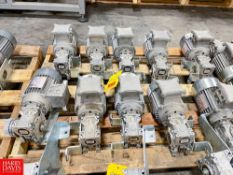 Bonora .5 HP Motors with Varvel Gear Reducing Drives