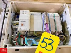 Allen-Bradley Compact Logix PLC, Model: L33ER with Pro Soft Interface 2 I/O Modules and Enclosure, C