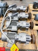 1,700 RPM Motors with Nord Gear Reducing Drive