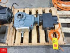 Servo Motor with Gear Reducing Drive and Fan