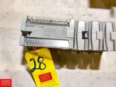 Allen-Bradley Micro-Logix PLC's, Model: 2200 with 3 I/O Modules