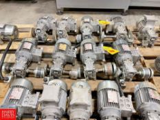 Bonora .5 HP Motors with Varvel Gear Reducing Drives