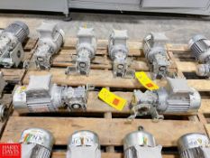 Bonora .5 HP Motors with Varvel Gear Reducing Drives