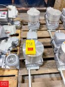 Sew Euro Drive Motors, Model: SH47DRS71M4/IS/TH with Gear Reducing Drives and Speed Control