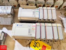 Allen-Bradley Micro-Logix PLC's, Model: 1500 with 9 I/0 Modules