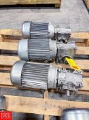 Bonora 2 HP Motors with VARVEL Gear Reducing Drive