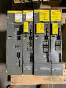 Assorted FANUC CNC PLC Modules, A06B-6077-H111 C Power Supply, A06B-6096-H116 B Servo Amplifier Modu
