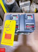 Toshiba 2 HP VFD's, Model: VFS15�4015PL-W
