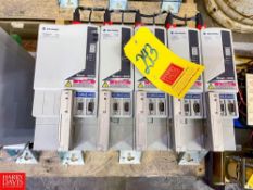 (6) Allen-Bradley Kinetix 6000 Servo Drives Type 2094-BM01-S, Series B with Slot Filter and Rack