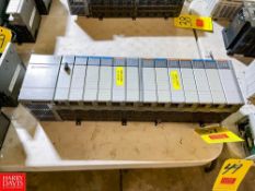 Allen-Bradley SLC 5/03 CPU's with SLC 500 Power Supply 12, I/O Modules and 13 Slot Racks