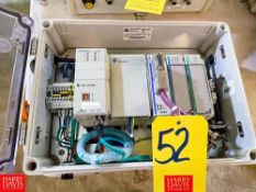 Allen-Bradley Compact Logix PLC, Model: L33ER with Pro Soft Interface 2 I/O Modules and Enclosure, C