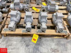 Bonora .5 HP Motors with Varvel Gear Reducing Drives