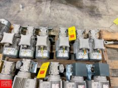 Bonora .5 HP Motors with VARVEL Gear Reducing Drive