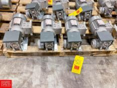 Bonora .5 HP Motors with Varvel Gear Reducing Drives