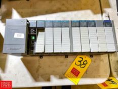 Allen-Bradley SLC 5/04 CPU's with SLC 500 Power Supply, 9 I/O Modules and 10 Slot Racks