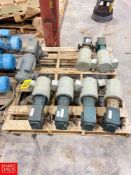 Baldor and GE .75 and 1.5 HP Motors with Gear Reducing Drives