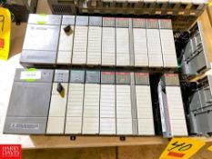 Allen-Bradley SLC 5/04 CPU's with SLC 500 Power Supplies, 13 I/O's Modules and 10 Slot Racks