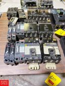 GE Square D Fuji and other Breakers, up to 70 AMPS