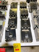 Assorted Square D Breakers