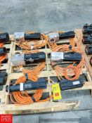 REXROTH Indramat Permanent Magnet Motors, Model: MKD041B-144-GPI-KN and MKD041B-144-GPO-KN