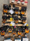 AssortedFlowserve Pneumatic Actuated 316 S/S Ball Valves (x4) 3/4