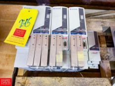 (5) Allen-Bradley Kinetix 6000 Servo Drives with Slot Filters and Rack