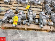 Bonora .5 HP Motors with Varvel Gear Reducing Drives