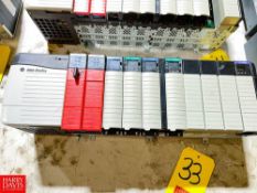 Allen-Bradley Logix 55625 and Logix 55L5PPOC with Power Supply, Ethernet I/P Modules 4, I/O Modules