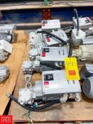 Bauer .75 HP Motors Type BK06�75VH/DOAM84-TF-K311/CSUL with Danfoss Speed Control Gear Reducing Driv