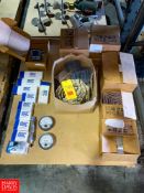 Assorted NEW MAC Valves, NEW Omega Controller, Gauges and Conveyor Belt - Rigging Fee: $25